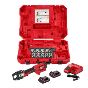 Milwaukee 2679-600C - M18 FORCE LOGIC  600 MCM Crimper Kit with #8 - 600 MCM Cu Dies